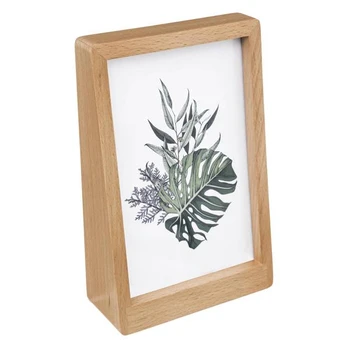 Wood Buko medžio nuotraukų rėmelis, 10 x 15 cm
