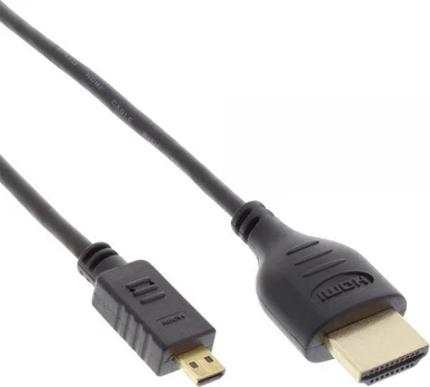 Kabelis InLine HDMI Micro - HDMI 0,3m juoda (17533D)