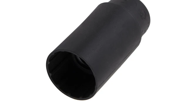 Lempos lizdas ELECTRALINE 71123, E14, plastikinis, juodos spalvos