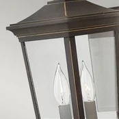 Lauko sieninis šviestuvas "Bromley 2 medium", bronzos spalvos