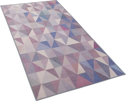 Beliani Dywan 80 x 150 cm mėlyna-pilka KARTEPE
