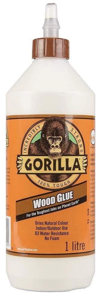 Gorilla Gorilų klijai "Mediena" 1l