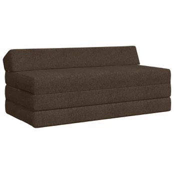 Sofa Sulankstomas Sofos Lova Taupe 120 x 60 x 49 cm Audinys