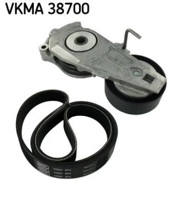 V formos rumbuotas diržas, komplektas SKF VKMA 38700