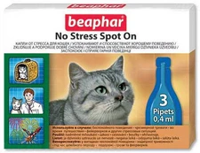 Lašai Beaphar No Stress Spot On, 12 ml kaina
