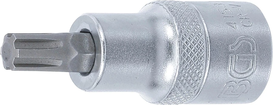 Antgalis | ilgis 55 mm | 12,5 mm (1/2") | Spline (Ribe) M8 (4153)