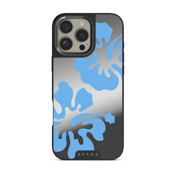 Lagoon - iPhone 16 Pro Case, Elite Mirror (MagSafe) / Gunmetal