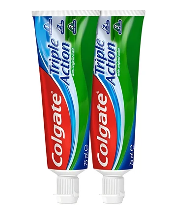 Colgate - Triple Action Toothpaste 2 x 75 ml