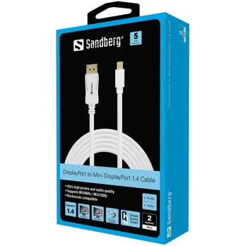 Sandberg Mini DisplayPort/DisplayPort, 2 m
