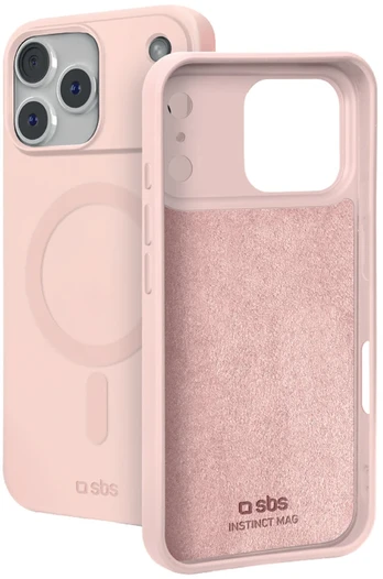 Dėklas SBS Instinct Mag Case for iPhone 18 Pro Max / 17 Pro Max Compatible with MagSafe - Rožinė