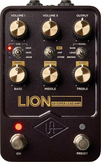 Universal Audio UAFX Lion 68 Super Lead Amp -pedaali