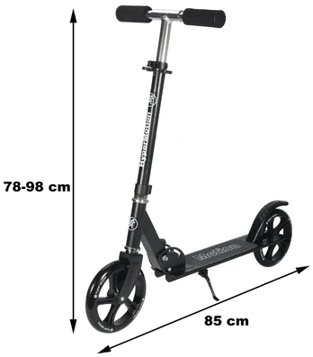 Paspirtukas HyperMotion Rockster black