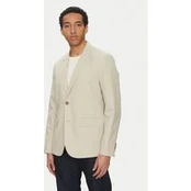 Michael Kors Švarkas CS5100THC2 Smėlio Slim Fit