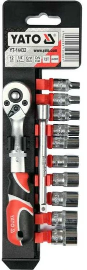 YATO Rinkinys KLUCZY 1/4" 12el.
