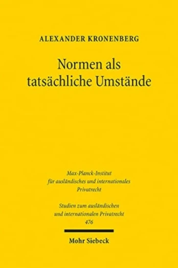 Normen als tatsachliche Umstande