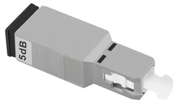 Šviesolaidinis slopintuvas Qoltec SingleMode SC/UPC - SC/UPC, pilka