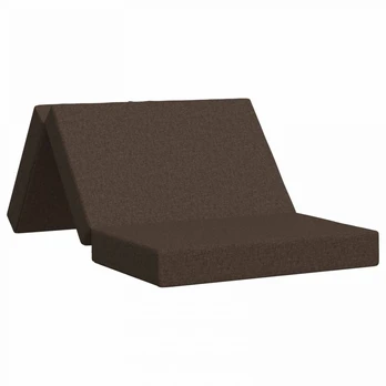Čiužinys Sulankstomas Sofos Lova 80 x 67 x 45 cm Taupe