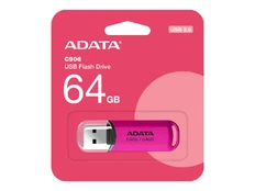ADATA | USB Flash Drive | C906 | 64 GB | USB 2.0 | Pink kaina