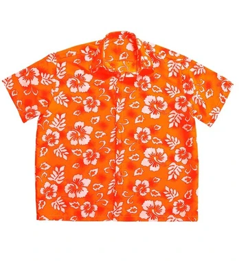 ORANGE HAWAIIAN SHIRT