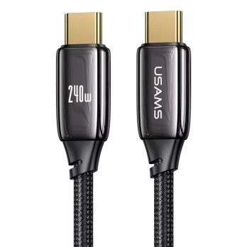 USAMS U82 240W PD3.1 tipo C iki C tipo, 1,2M