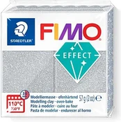 FIMO Mod.masse Effect 57g sidabrinis glitter retail kaina