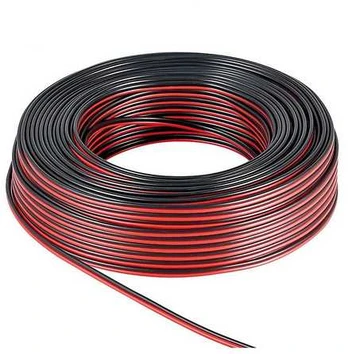 Kabelis głośnikowy Goobay 2x2,5mm CCA 50m juodas-red