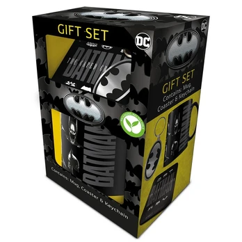 BATMAN GIFT SET (MUG, COASTER &amp; KEYCHAIN)