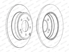 FERODO DDF1787C Brake Disc kaina