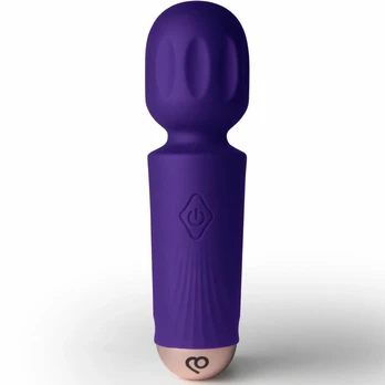 Rocks-Off Mini Rechargeable Wand 16 Modes Violet Dream - Compact Massage Device