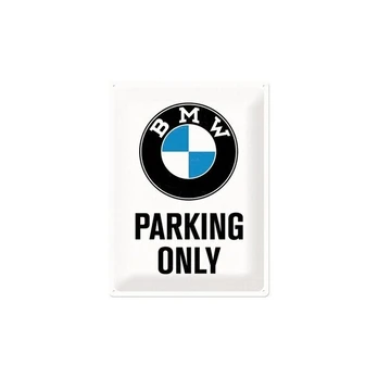 Metalinė plokštė 30x40 cm, BMW Parking only