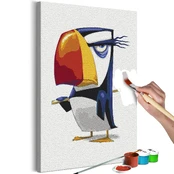 Artgeist Tapybos pagal skaičius rinkinys - Grumpy Penguin kaina