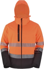 Prof HI-VI (FLUO) SOFTSHELL ORANŽINĖ M. striukė