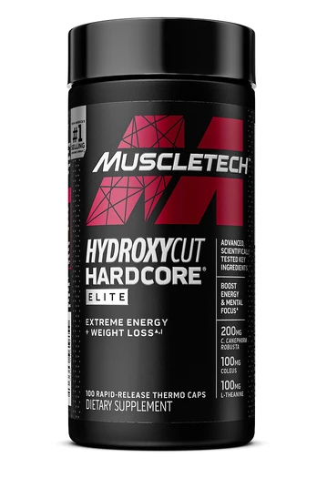 Muscletech Hardcore Elite - 55 porcijos (110 kaps.)