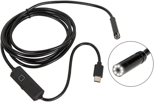 Endoskop kamera jednoobiektywowa 8mm 2m E-100