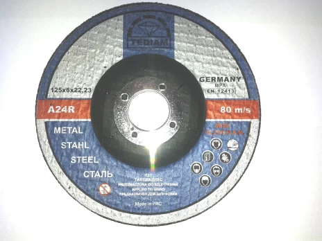 Diskas metalui šlifuoti 125x6 TEDIAM