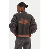 RVCA Bomber striukė Ryan 23B163507 Pilka Regular Fit