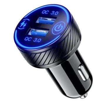 USB įkroviklis EXTREME (Z8-B-2xUSB QC3.0)