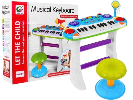 Muzikos instrumentas vaikams, mėlynas