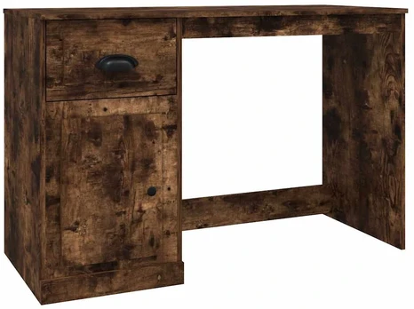 Rašomasis stalas, dūminio ąžuolo, 115x50x75cm, mediena