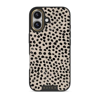 Almond Latte - Cute iPhone 17 Case, Elite Dark (MagSafe) / Gold
