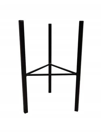 Metalinis stovas gėlėms "loft" 40cm, juodas