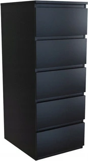 Komoda Top E Shop W5, juoda, 40 x 45 cm x 111 cm