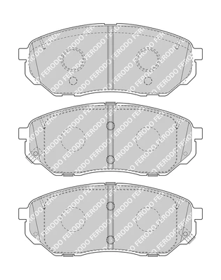 FERODO FDB4983 Brake pad set