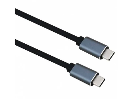 helos Anschlusskabel, USB 3.2 Type-C Stecker/Stecker, PREMIUM, 1,0m, juodas
