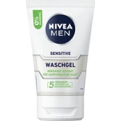 Valomoji želė Nivea Men Sensitive Face Wash Cleansing vyrams, 100 ml kaina