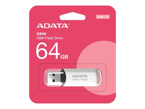 ADATA | USB Flash Drive | C906 | 64 GB | USB Type-A | White