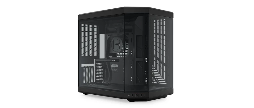 Hyte Y70 (juodas, Tempered Glass)
