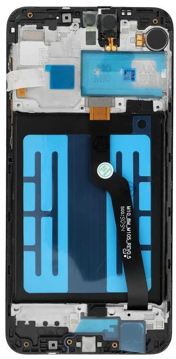 LCD ekranas SAMSUNG A10 OEM rėmeliui su komponentais