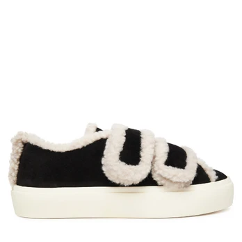 Laisvalaikio batai Inuikii Shearling Low Velcro 1001.001.0231 Juoda
