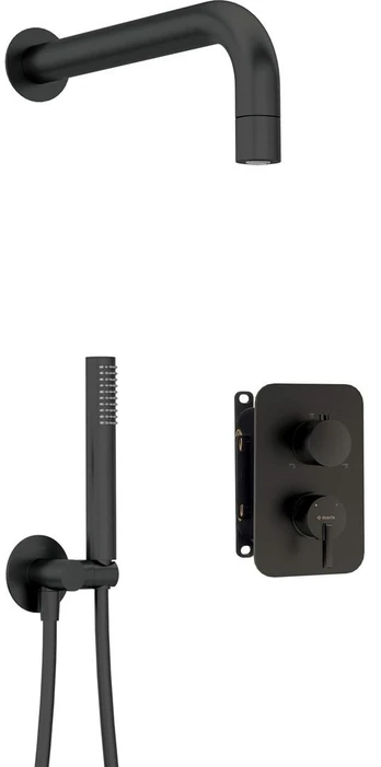 Concealed shower set with mixer BOX - with hand shower